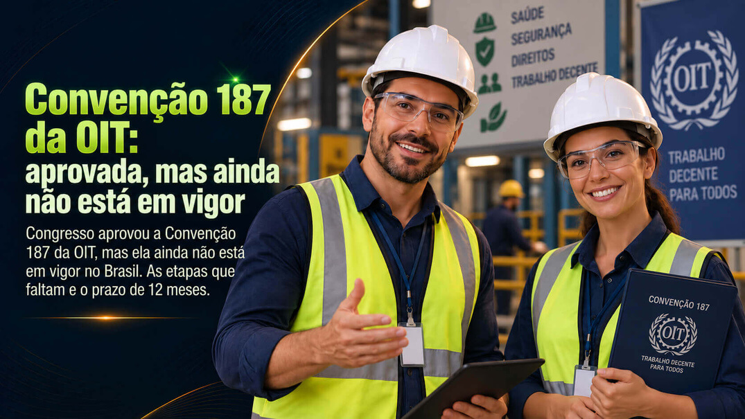 Convenção 187 da OIT: aprovada, mas ainda não está em vigor