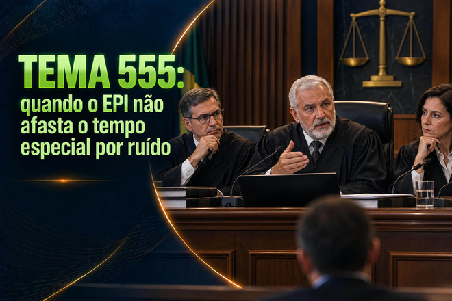 Tema 555: quando o EPI não afasta o tempo especial por ruído